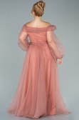 Onion Skin Long Oversized Evening Dress ABU1535