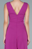 Fuchsia Chiffon Invitation Dress ABT075