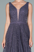 Long Amethyst Evening Dress ABU2418
