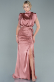 Onion Skin Long Satin Evening Dress ABU2133