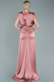Onion Skin Long Satin Evening Dress ABU2133
