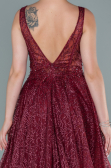 Burgundy Long Evening Dress ABU2131