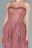 Long Light Brown Evening Dress ABU2552