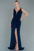 Long Navy Blue Evening Dress ABU2496