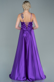 Purple Long Satin Evening Dress ABU1458
