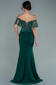 Long Emerald Green Dantelle Mermaid Prom Dress ABU2581