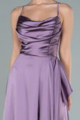 Lavender Long Satin Evening Dress ABU1843