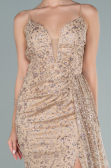 Long Gold Evening Dress ABU2587