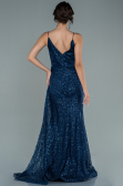 Long Navy Blue Evening Dress ABU2587