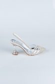 Silver Stony Evening Shoe MJ1057