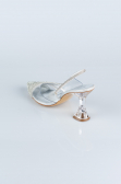 Silver Stony Evening Shoe MJ1057
