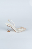 White Stony Evening Shoe MJ1057