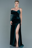 Long Emerald Green Velvet Evening Dress ABU2605