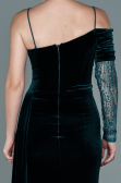 Long Emerald Green Velvet Evening Dress ABU2605