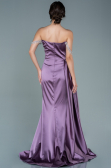 Long Lavender Satin Evening Dress ABU2618