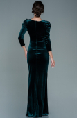 Long Emerald Green Velvet Evening Dress ABU2604