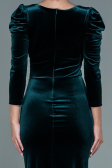 Long Emerald Green Velvet Evening Dress ABU2604