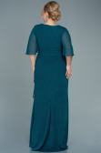 Long Emerald Green Plus Size Evening Dress ABU2651