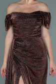Long Copper Evening Dress ABU2657