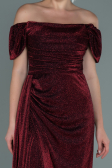 Long Burgundy Evening Dress ABU2657