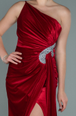 Long Red Velvet Evening Dress ABU2626