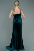 Long Emerald Green Velvet Evening Dress ABU2626