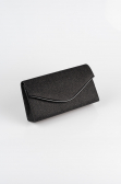 Black Silvery Envelope Bag SH810