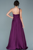 Plum Long Engagement Dress ABU1142