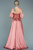 Long Onion Skin Satin Evening Dress ABU2614