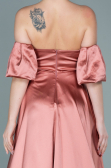 Long Onion Skin Satin Evening Dress ABU2614