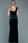 Long Emerald Green Velvet Evening Dress ABU2687