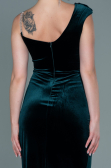 Long Emerald Green Velvet Evening Dress ABU2687