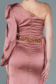 Long Onion Skin Satin Prom Gown ABU2625