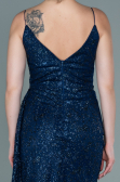 Long Navy Blue Evening Dress ABU2587