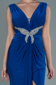 Long Sax Blue Evening Dress ABU2702