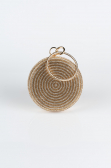 Gold Plaster Fabric Box Bag V371