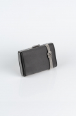 Black Satin Box Bag VT9275