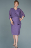 Midi Lila Plus Size Evening Dress ABK1567
