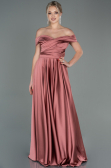 Long Onion Skin Satin Evening Dress ABU2750
