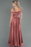 Long Onion Skin Satin Evening Dress ABU2750