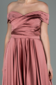 Long Onion Skin Satin Evening Dress ABU2750