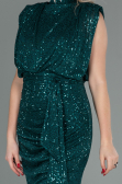 Long Emerald Green Scaly Evening Dress ABU2752