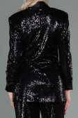 Black Scaly Night Dress SN174