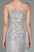 Beige Long Scaly Prom Gown ABU1880