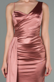 Short Onion Skin Satin Invitation Dress ABK1579