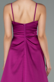 Plum Long Satin Prom Gown ABU2375