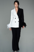 White-Black Night Dress SN334