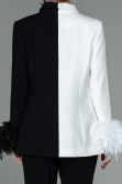 White-Black Night Dress SN334