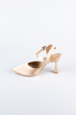 Mink Satin Evening Shoe AB1086