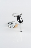 Silver Mirror Evening Shoe ABA1452